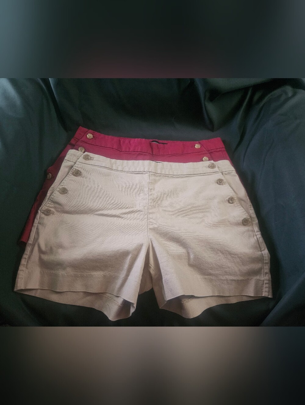 Lot Of Banana Republic Women's High-Waist Button Sailor Shorts